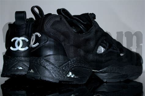 chanel lycra black &|Chanel x reebok.